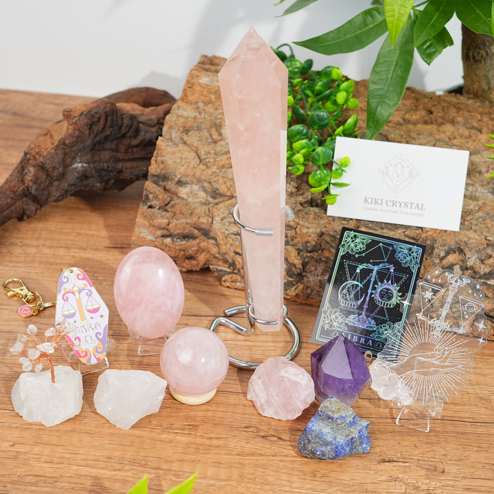 Exclusive Natural Zodiac Crystal Healing Set