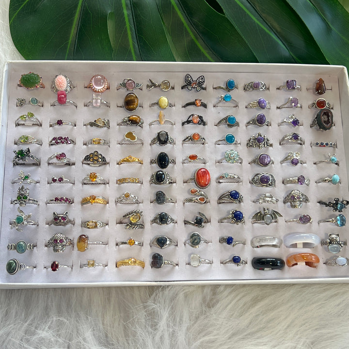 Unique,Crystal Ring Collection,S925