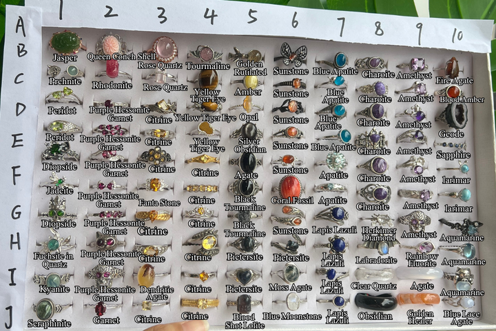 Unique,Crystal Ring Collection,S925
