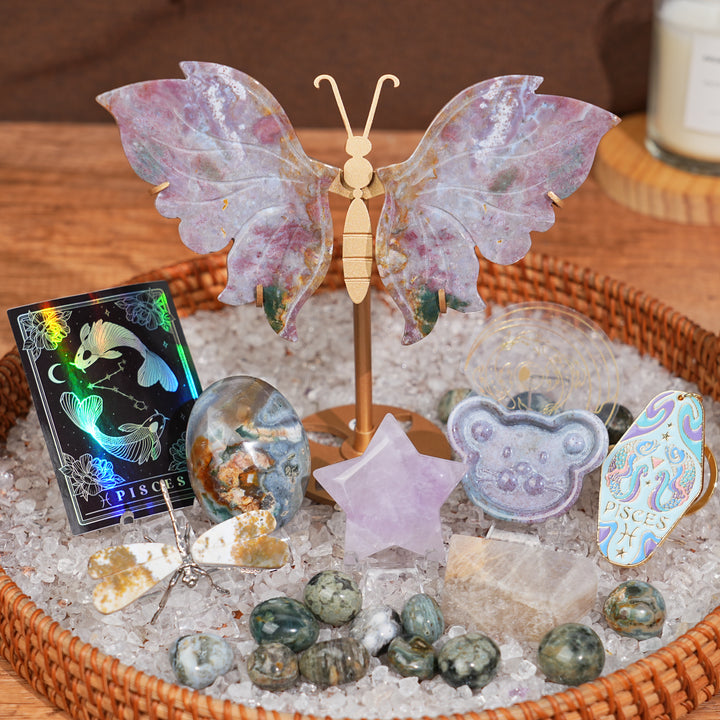 Exclusive Natural Zodiac Crystal Healing Set
