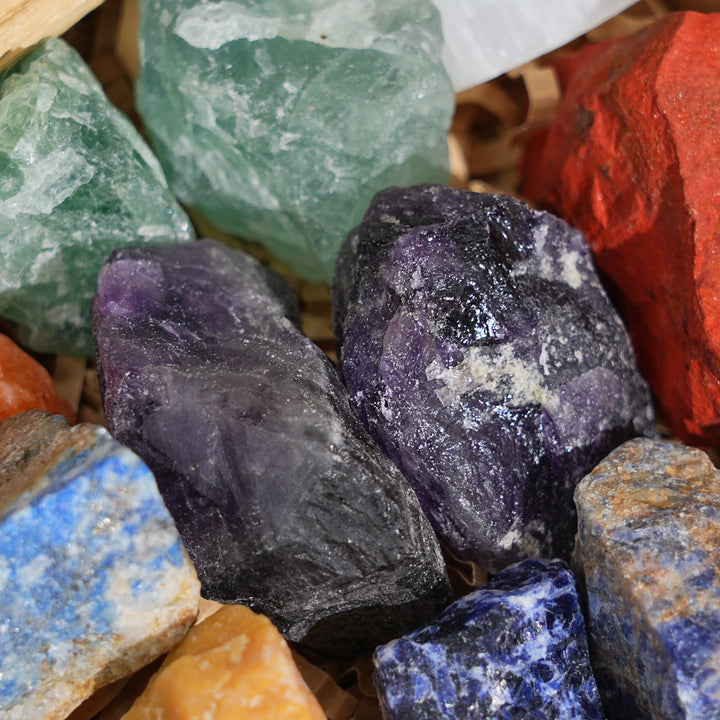 Beginners Chakra Protection Healing Crystal Kit