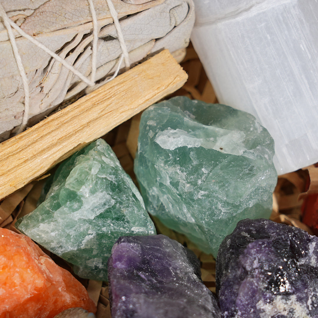 Beginners Chakra Protection Healing Crystal Kit