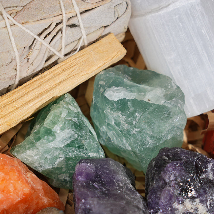 Beginners Chakra Protection Healing Crystal Kit