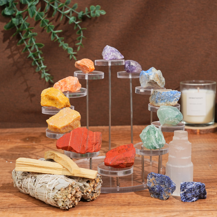 Beginners Chakra Protection Healing Crystal Kit
