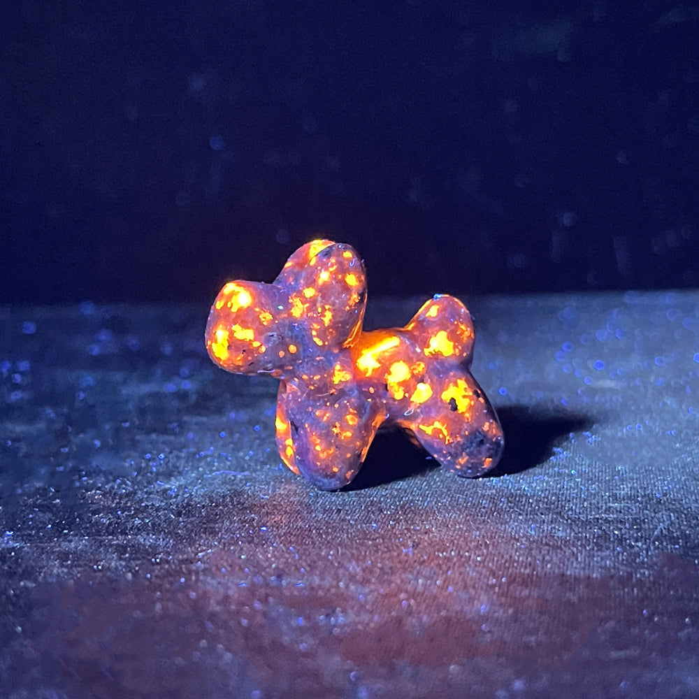 Natural Crystal Carving Mini Balloon Dog