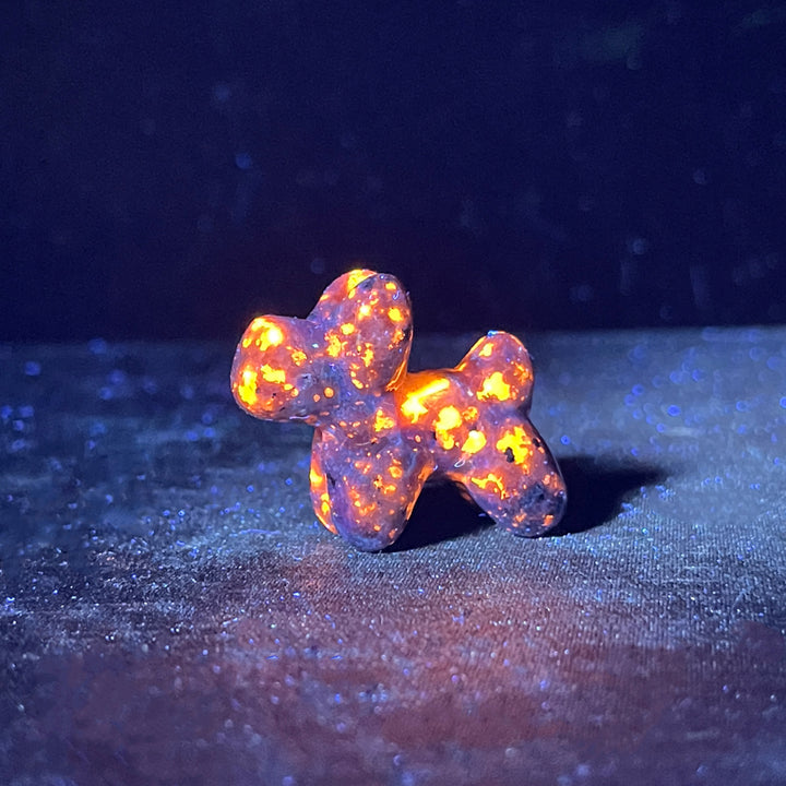 Natural Crystal Carving Mini Balloon Dog