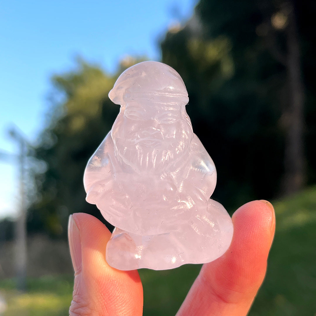 Natural Crystal Carving Santa Claus