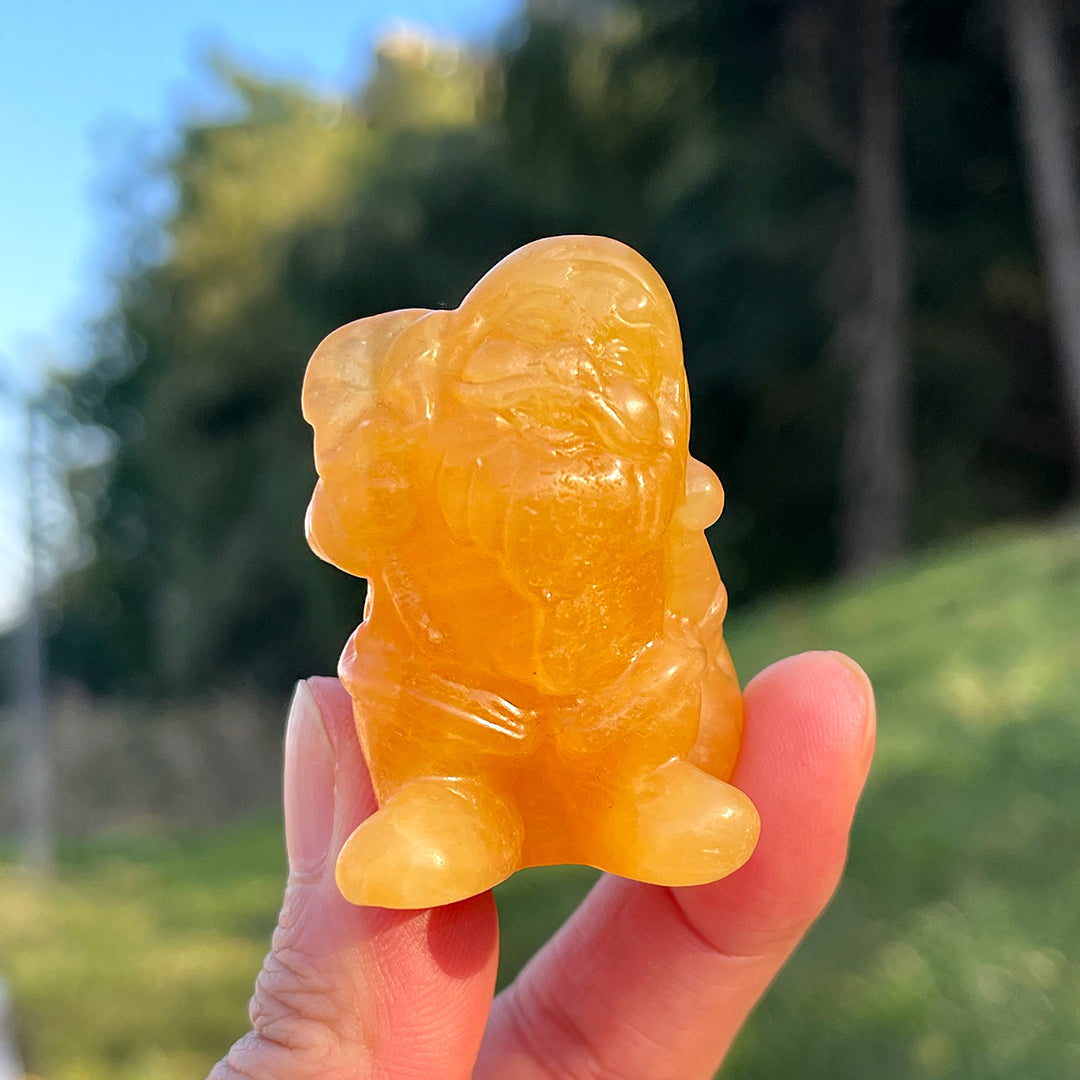 Natural Crystal Carving Santa Claus