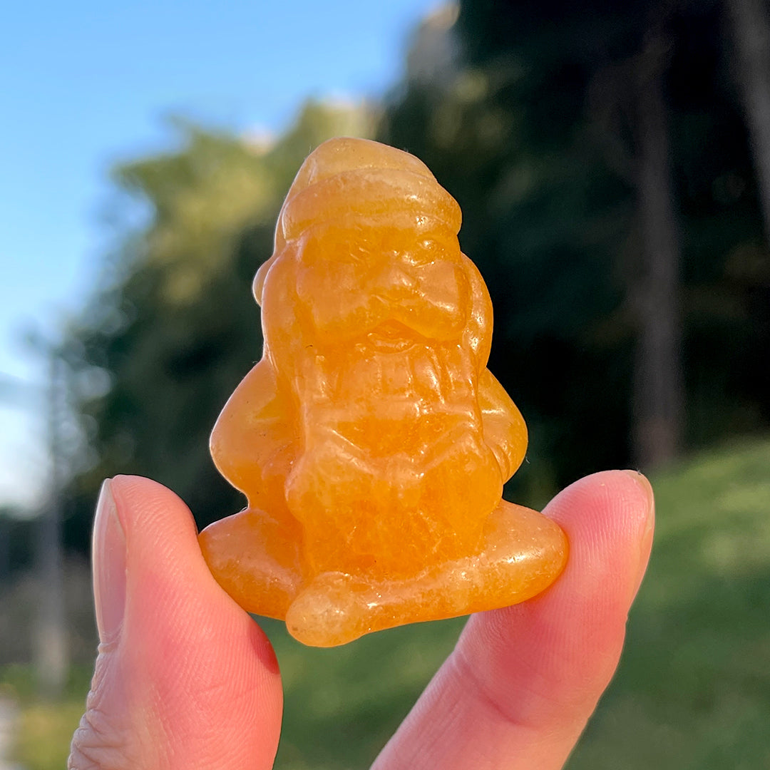 Natural Crystal Carving Santa Claus