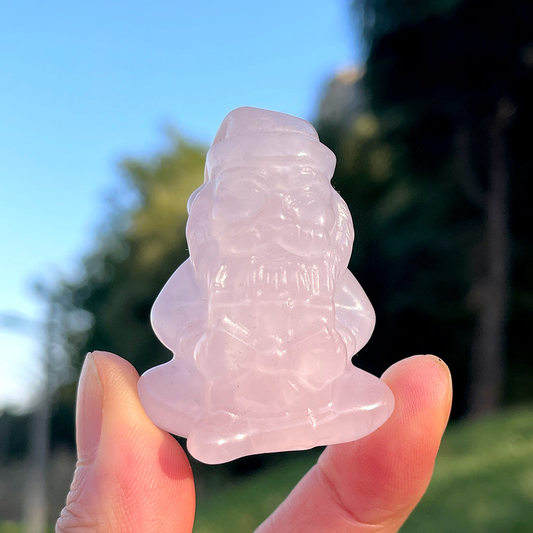 Natural Crystal Carving Santa Claus