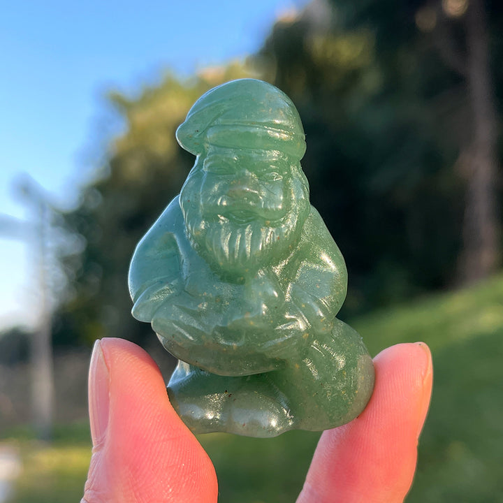 Natural Crystal Carving Santa Claus