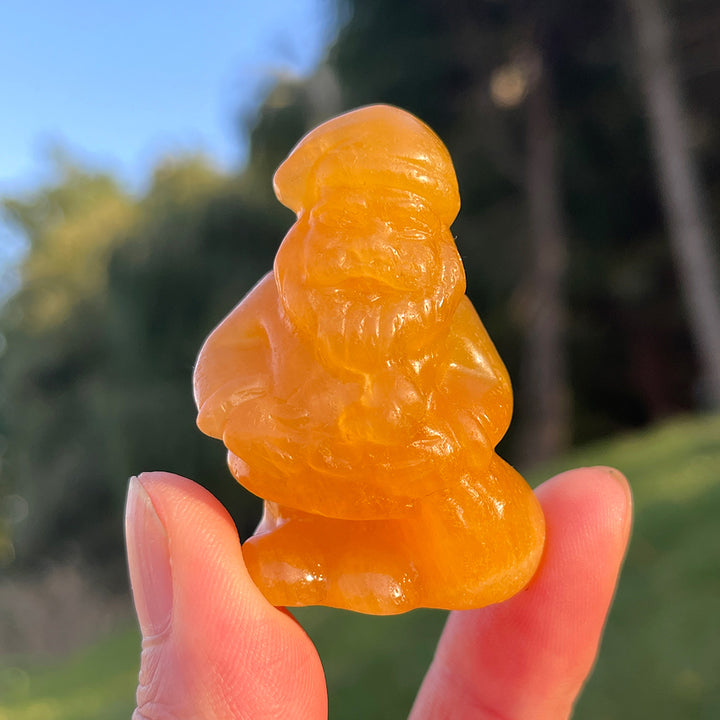 Natural Crystal Carving Santa Claus