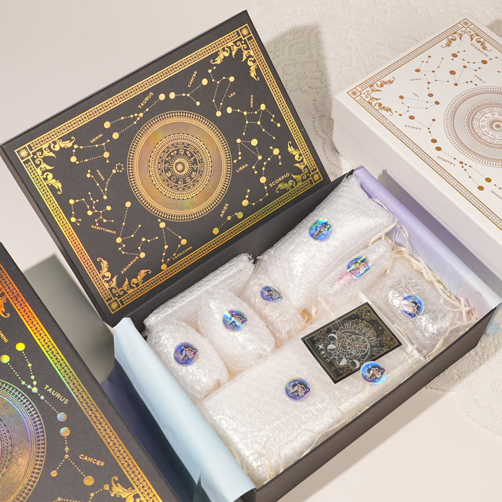 Exclusive Natural 12 Zodiac Crystal Healing Set