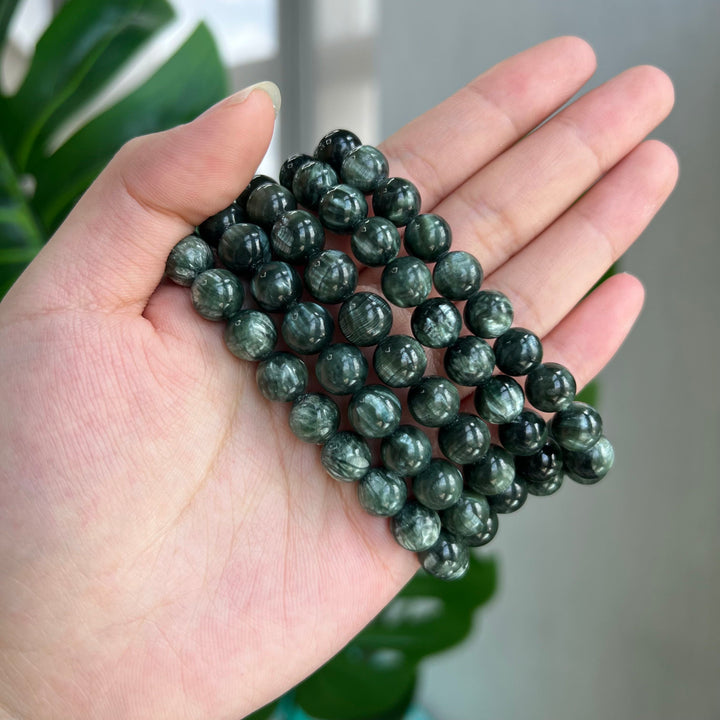 Seraphinite Bracelet 9~9.5mm