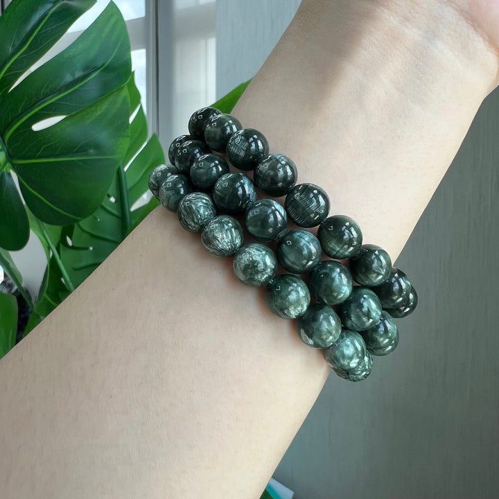 Seraphinite Bracelet 9~9.5mm