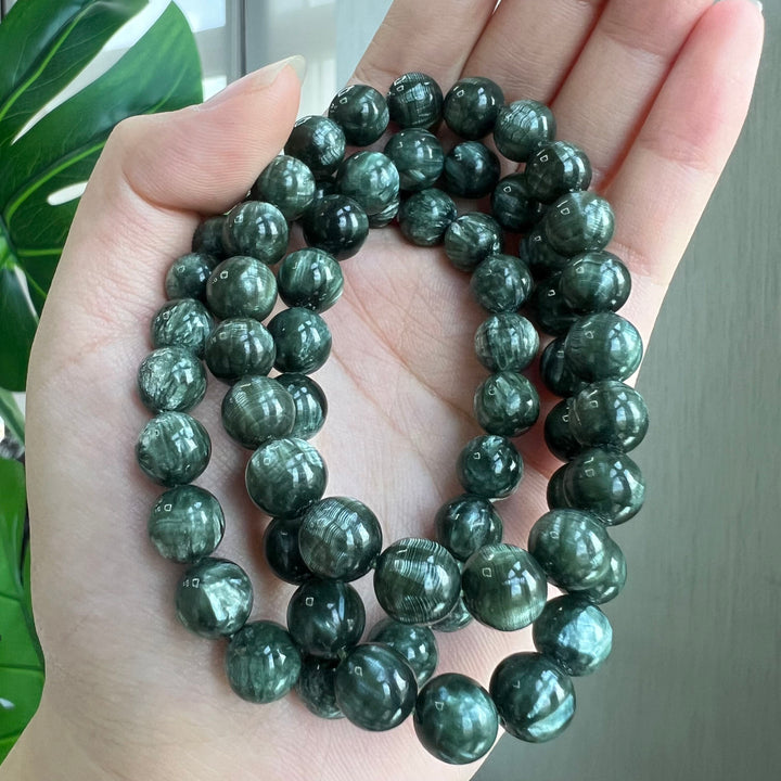 Seraphinite Bracelet 9~9.5mm