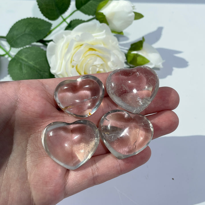 Clear Quartz Heart