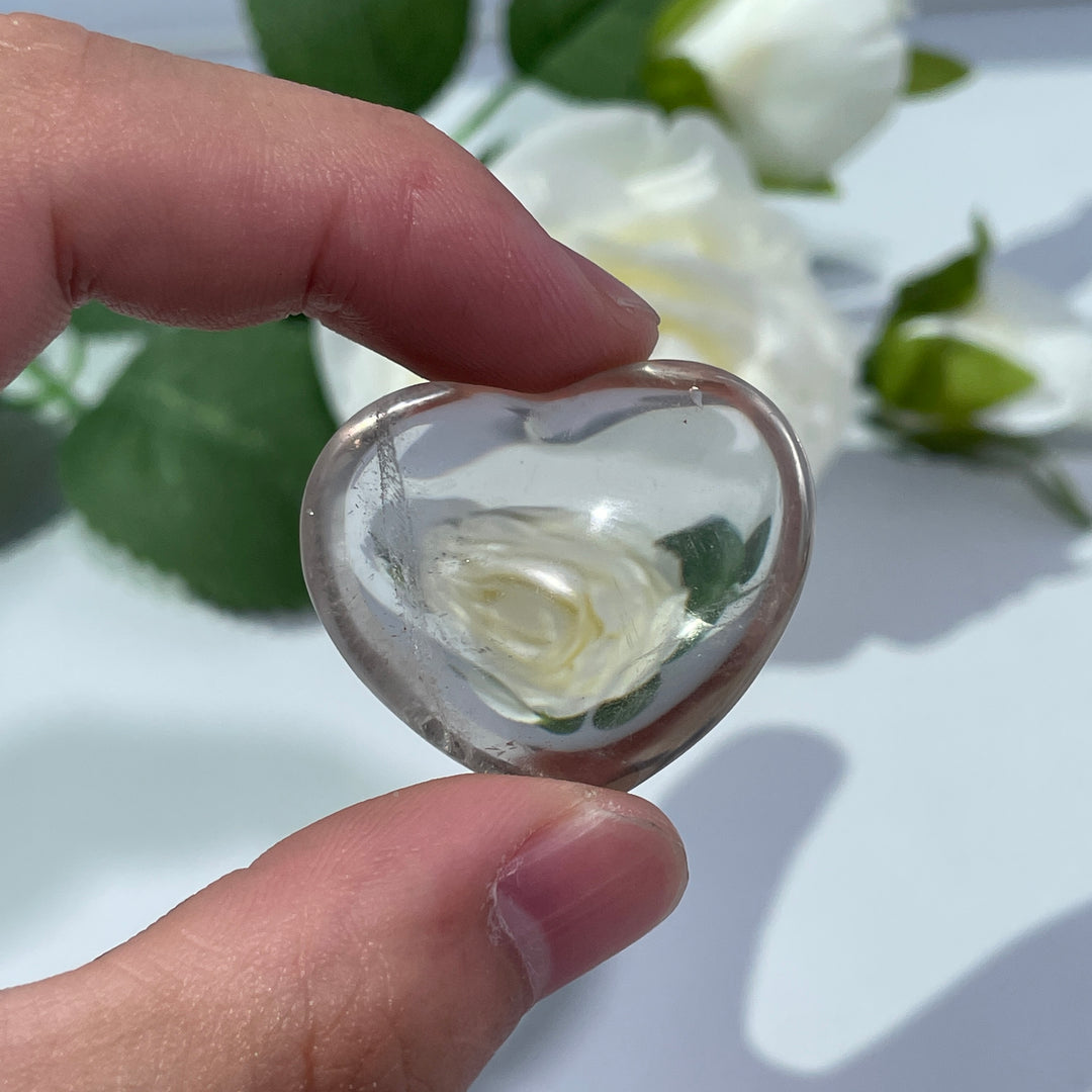 Clear Quartz Heart