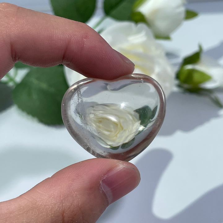 Clear Quartz Heart