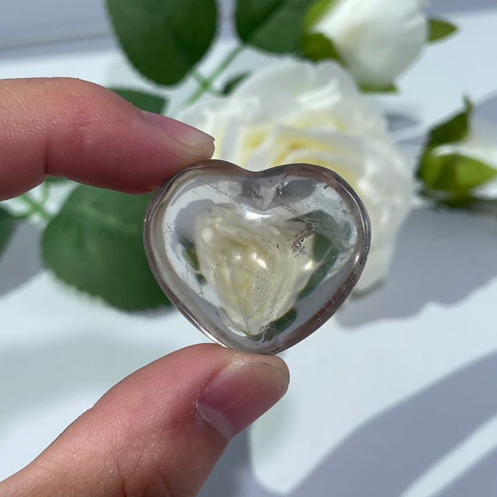 Clear Quartz Heart