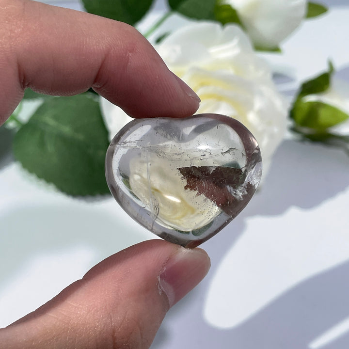 Clear Quartz Heart