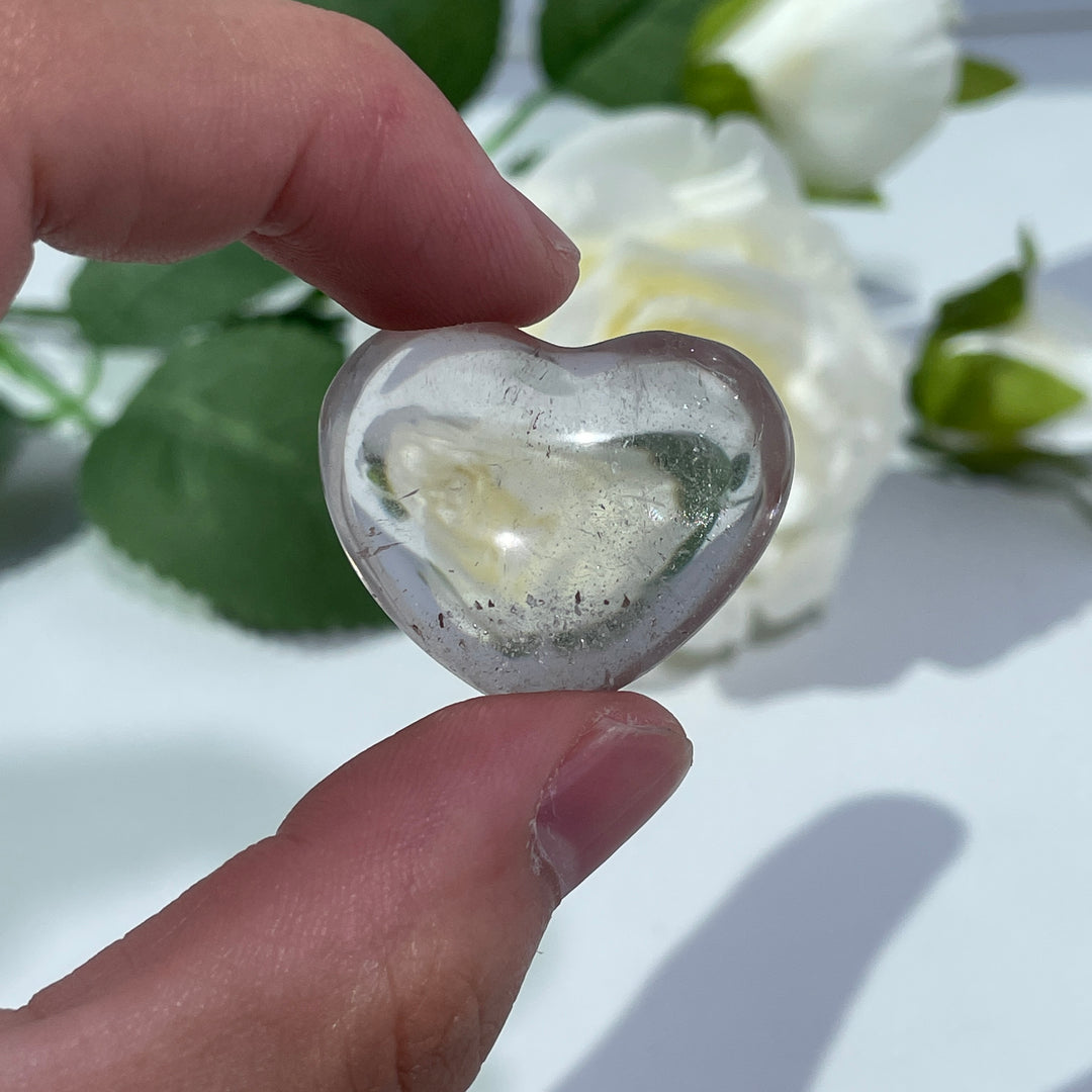Clear Quartz Heart