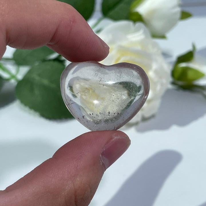 Clear Quartz Heart