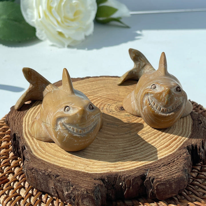 Wood Picture Jasper Shark