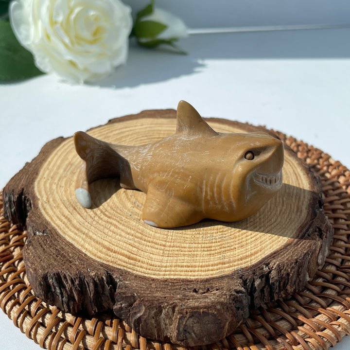 Wood Picture Jasper Shark