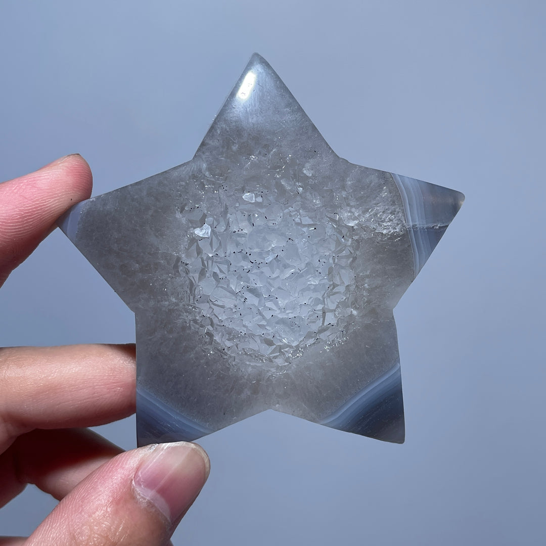 Agate Geode Star