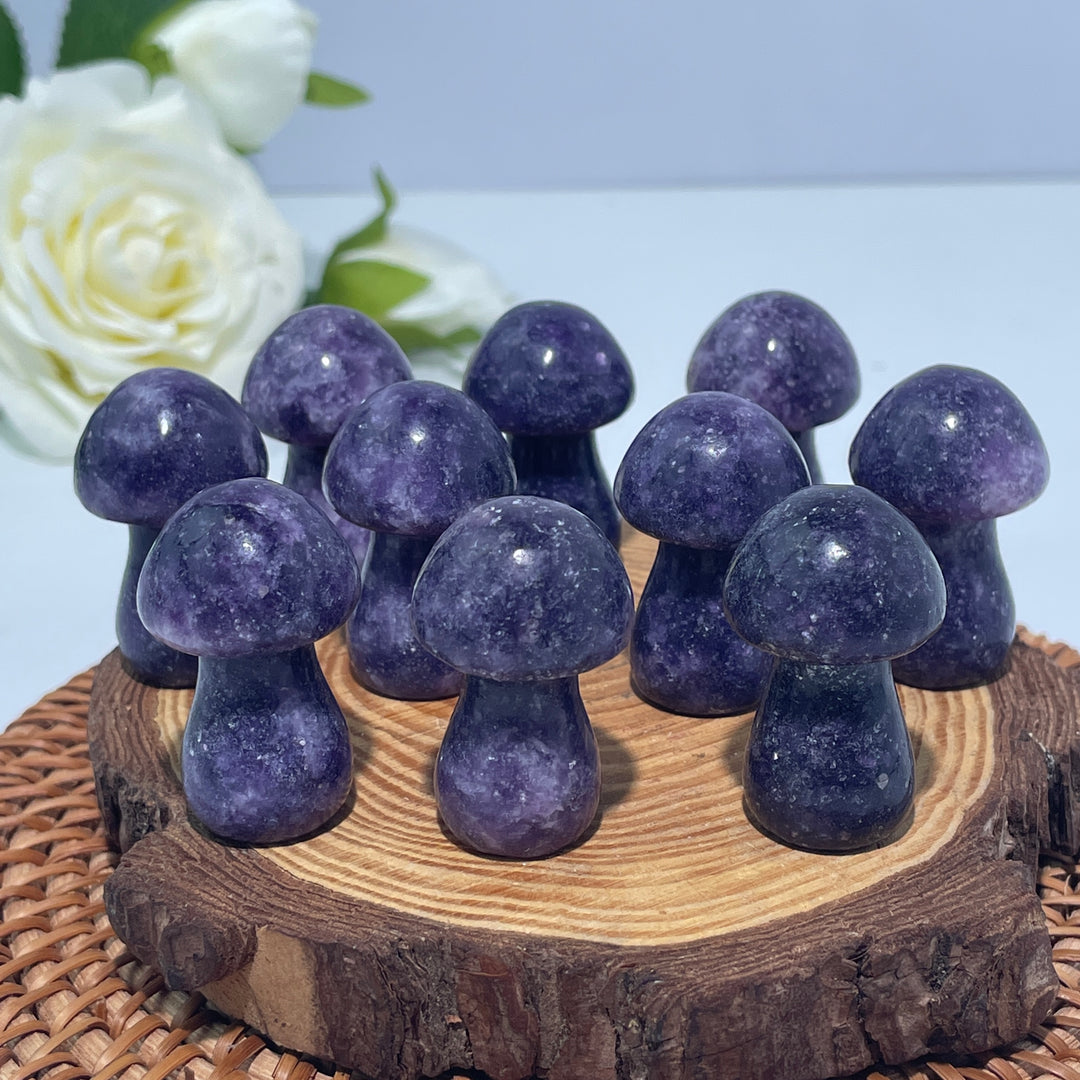 Mini Lepidolite Mushroom