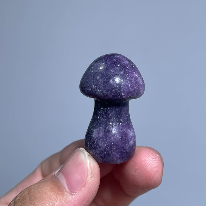 Mini Lepidolite Mushroom