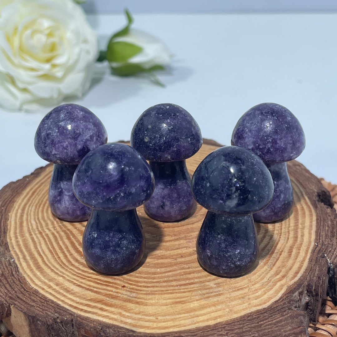 Mini Lepidolite Mushroom
