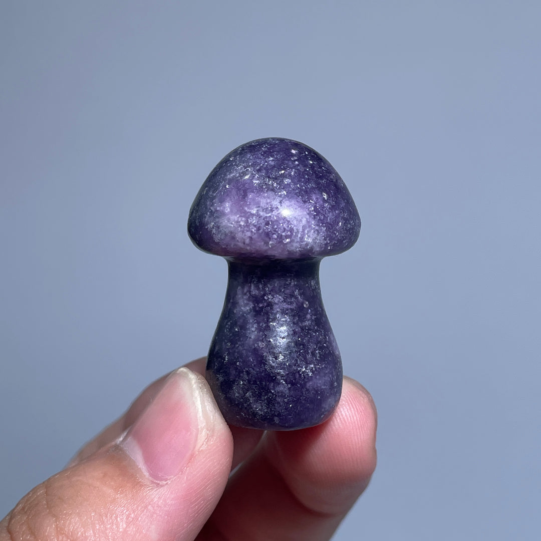 Mini Lepidolite Mushroom