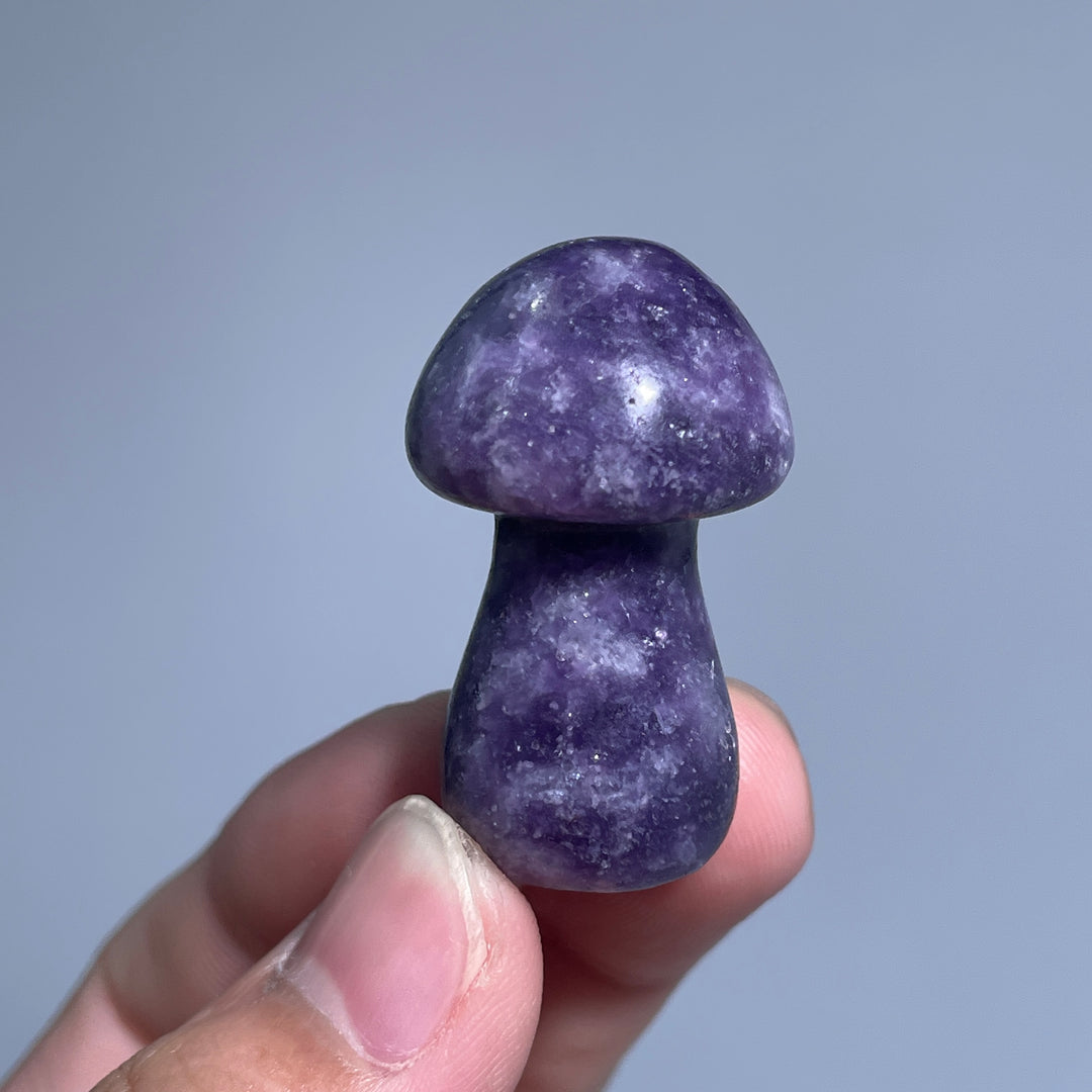 Mini Lepidolite Mushroom