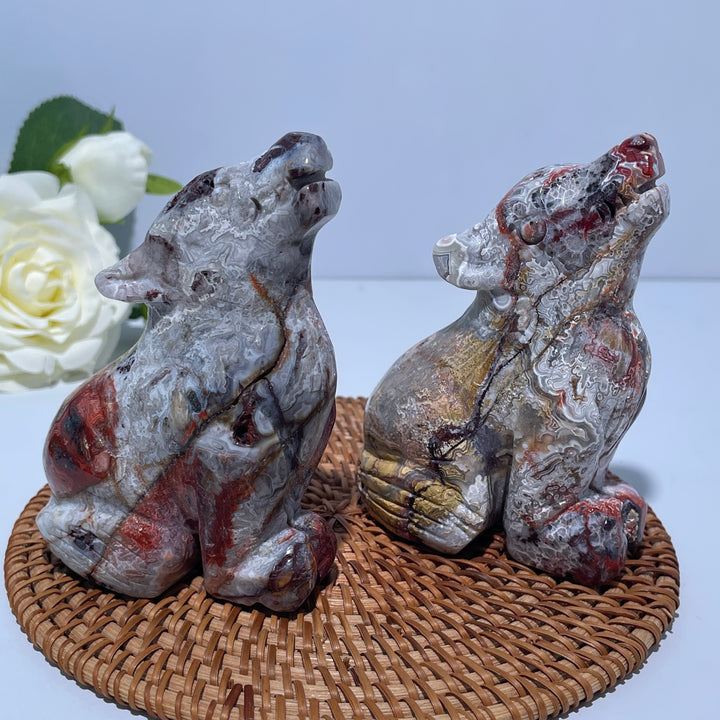 Mexican Agate Wolf