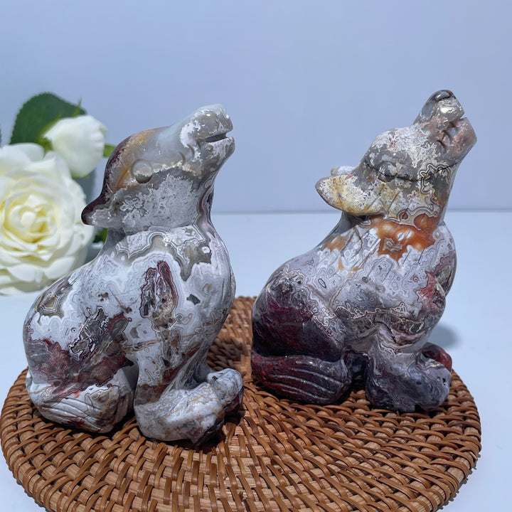 Mexican Agate Wolf