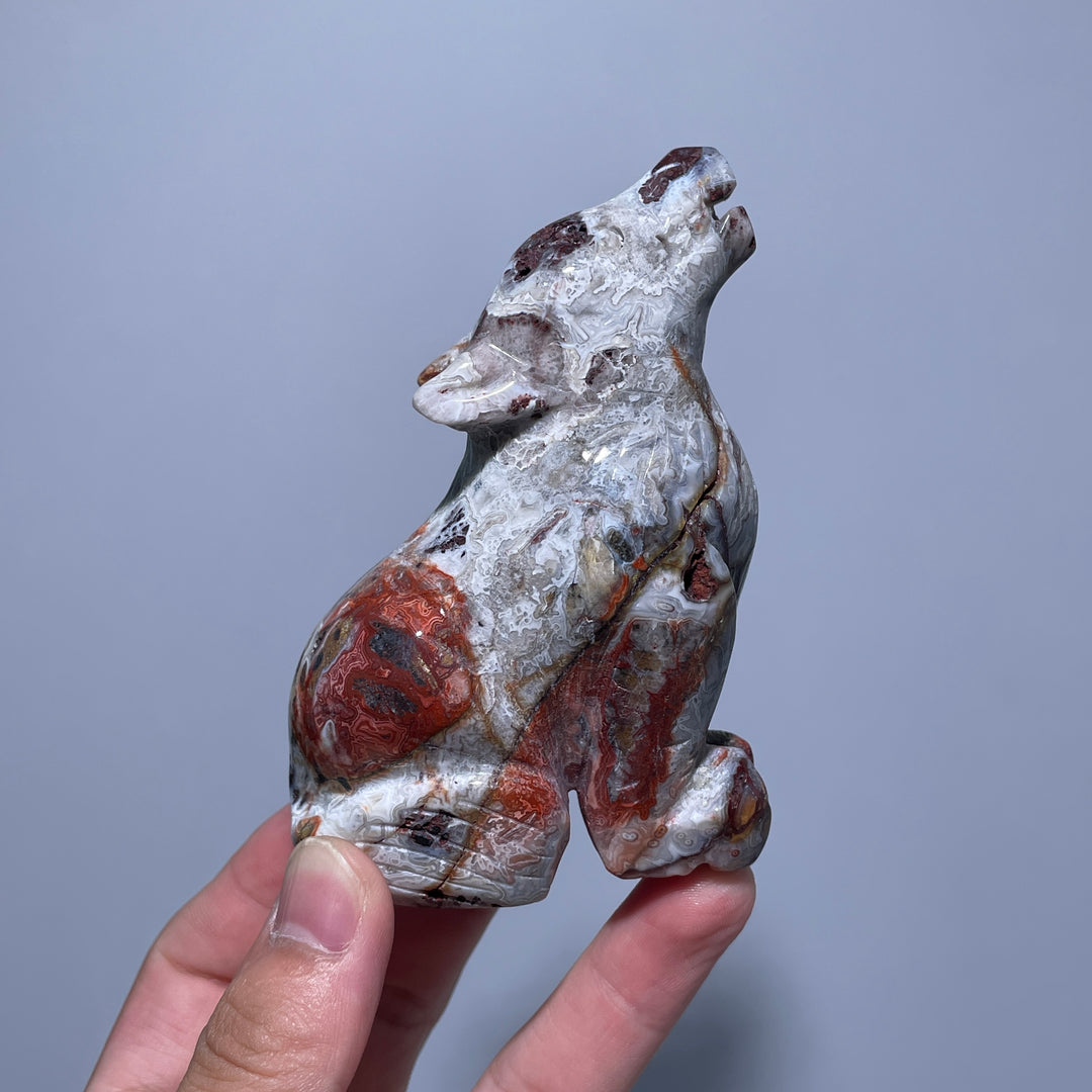 Mexican Agate Wolf