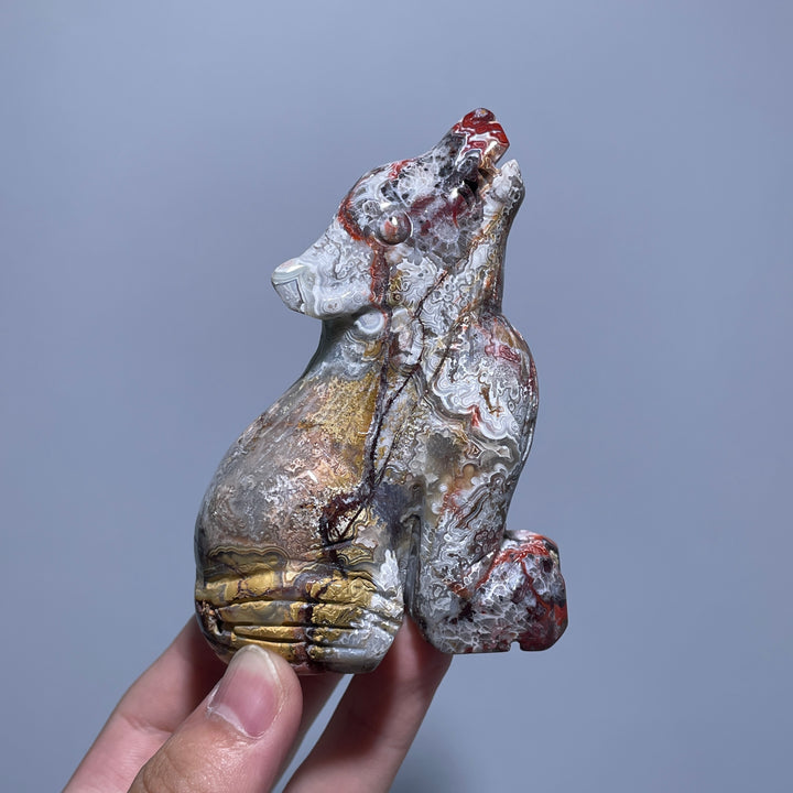 Mexican Agate Wolf