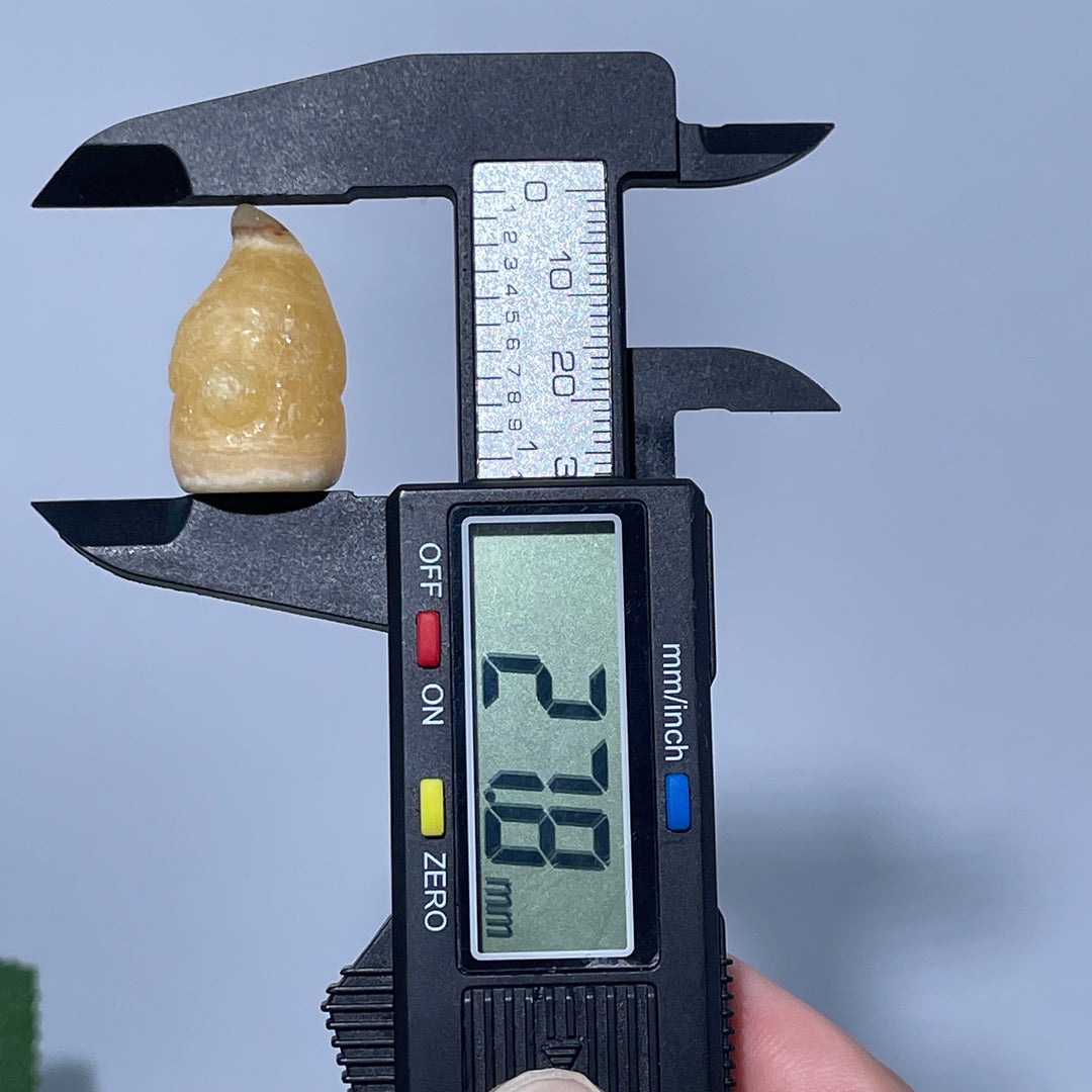 Mini Yellow Calcite Goblin