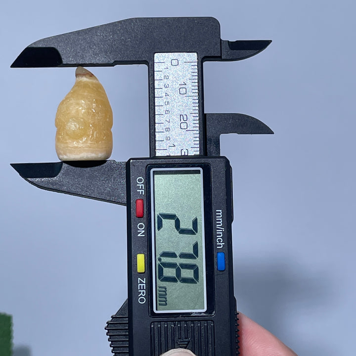 Mini Yellow Calcite Goblin