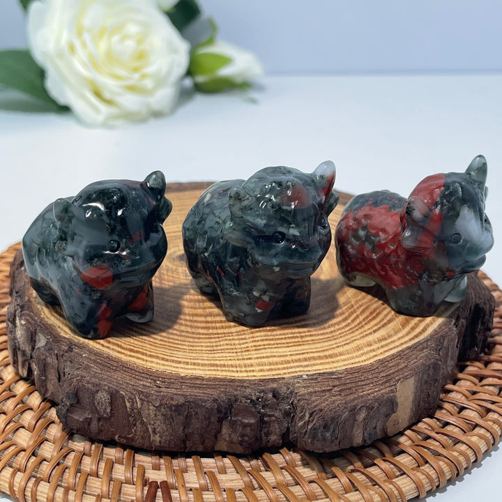 Mini African Bloodstone Highland Cow