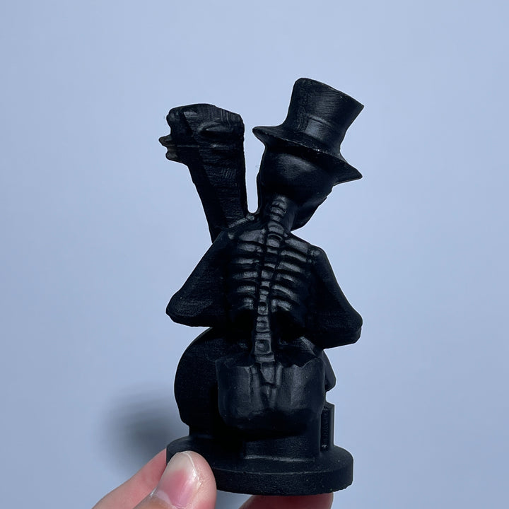 Obsidian Skull Guitar