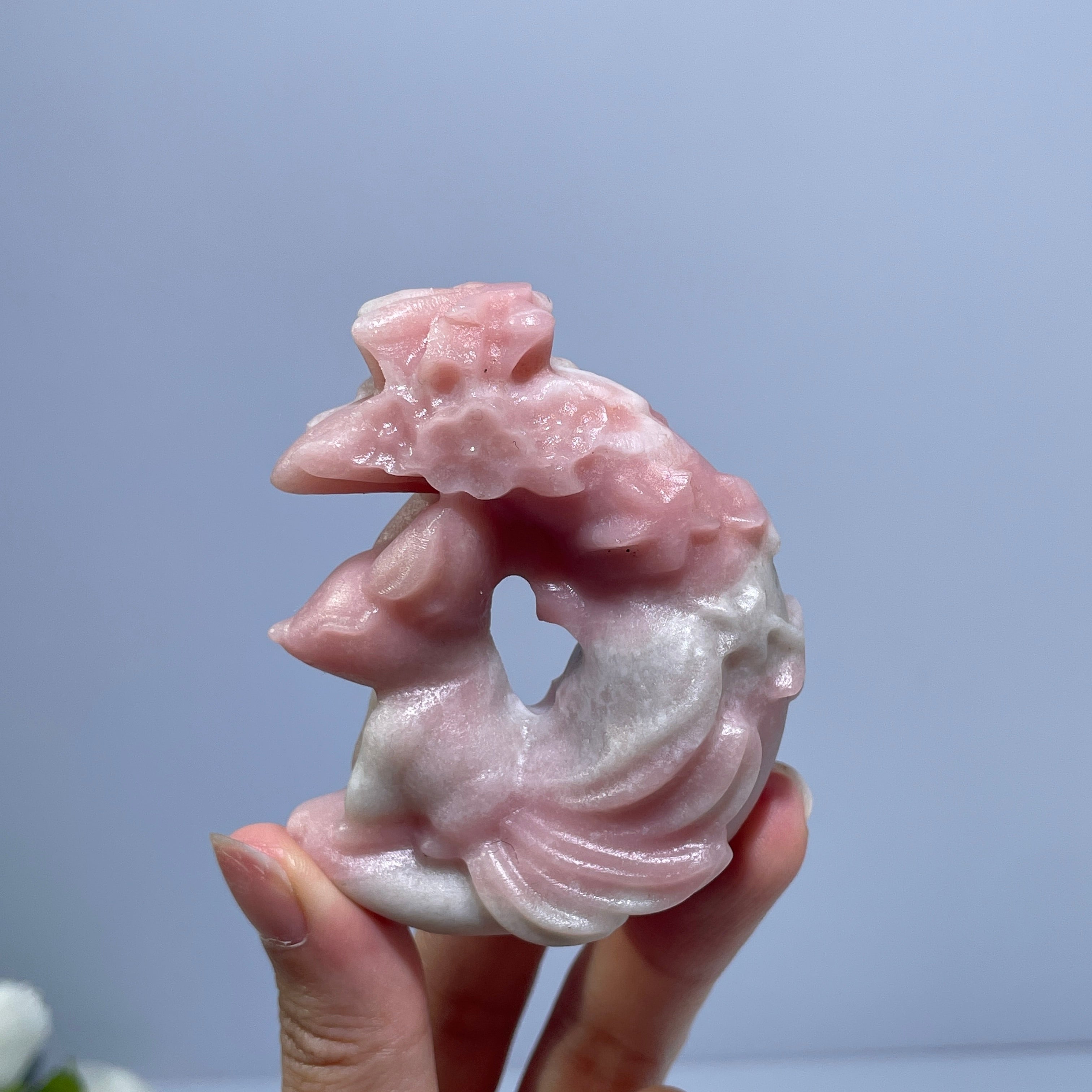 Pink Opal Tailed Fox – KiKi Crystal