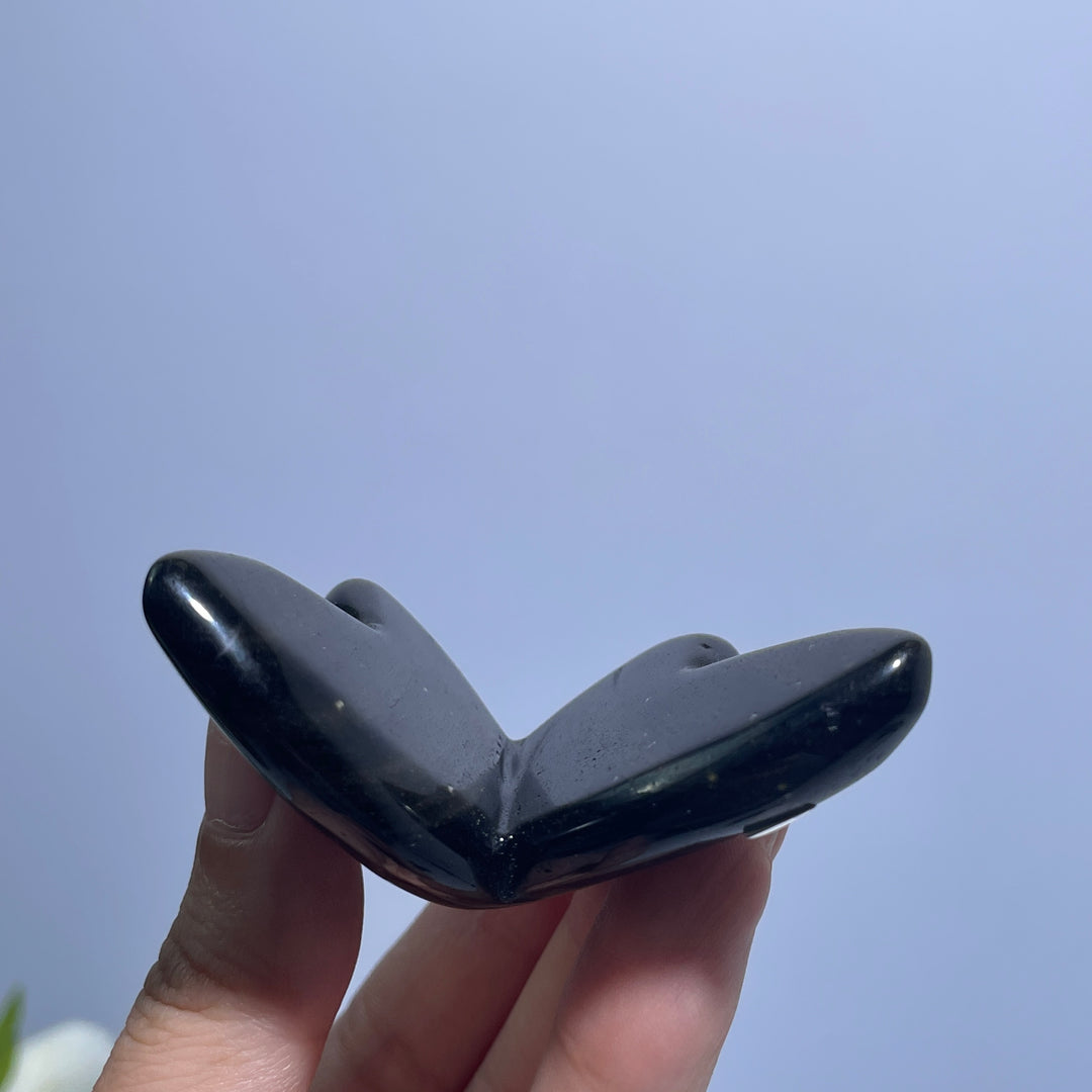 Golden/Silver Obsidian Butterfly