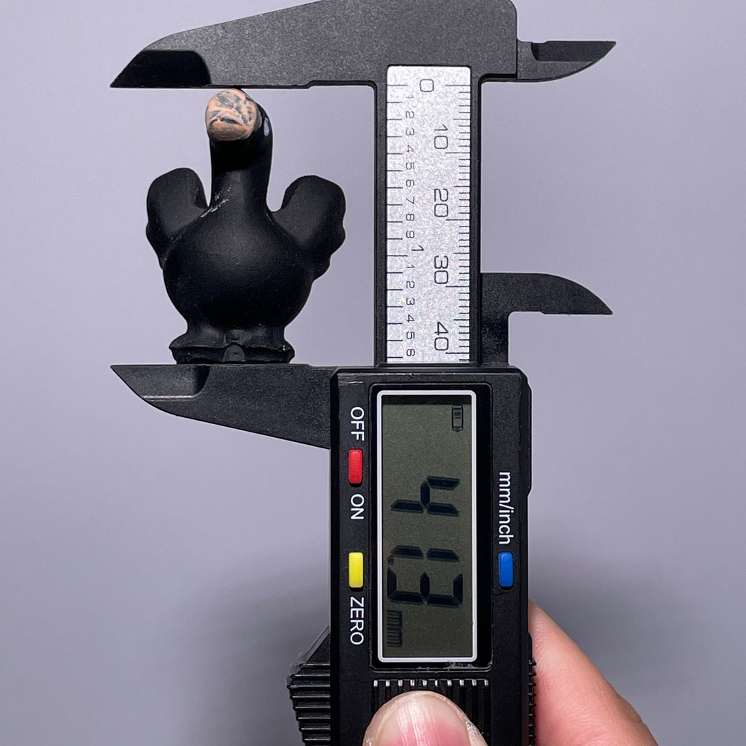Mini Obsidian Swan