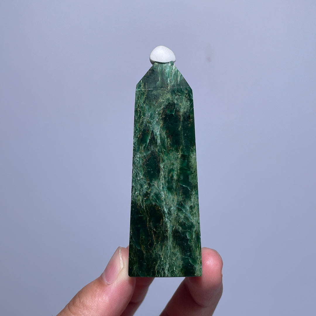 Fuchsite in Quartz Point