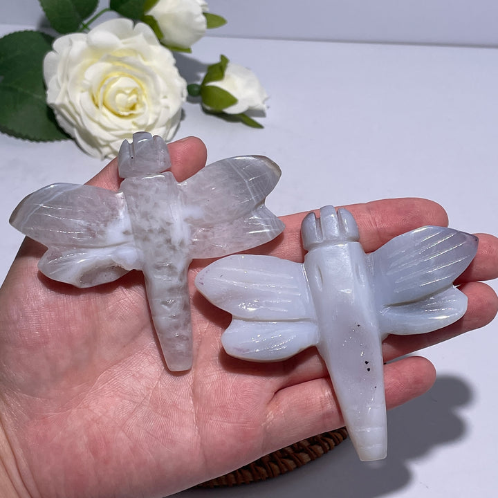 Agate Geode Dragonfly