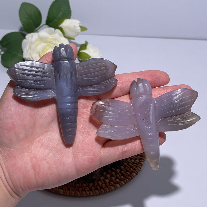 Agate Geode Dragonfly