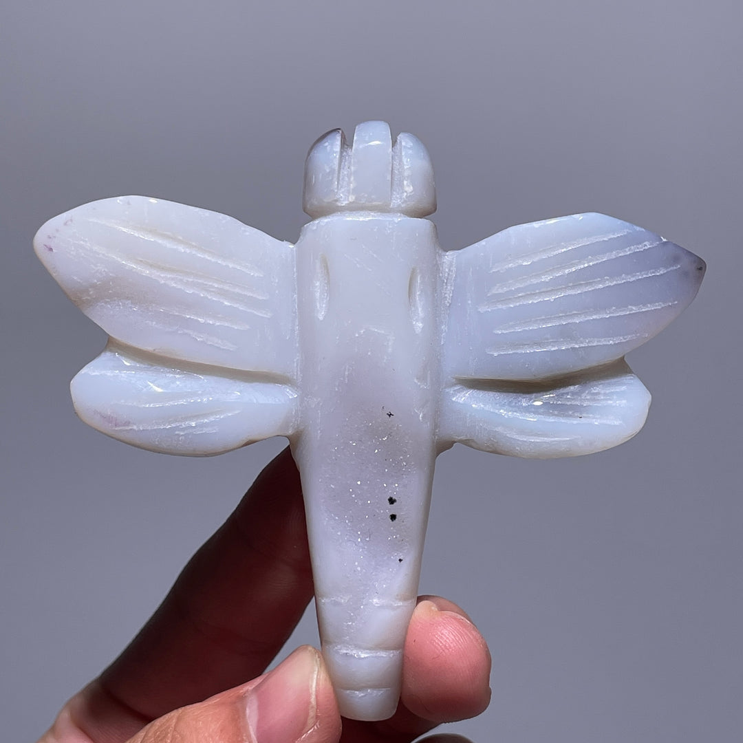 Agate Geode Dragonfly